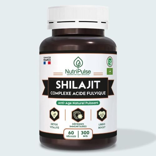  Shilajit Complexe Anti-âge Naturel - Immunité & Boost Libido 60 Gélules - Image 1 of 1