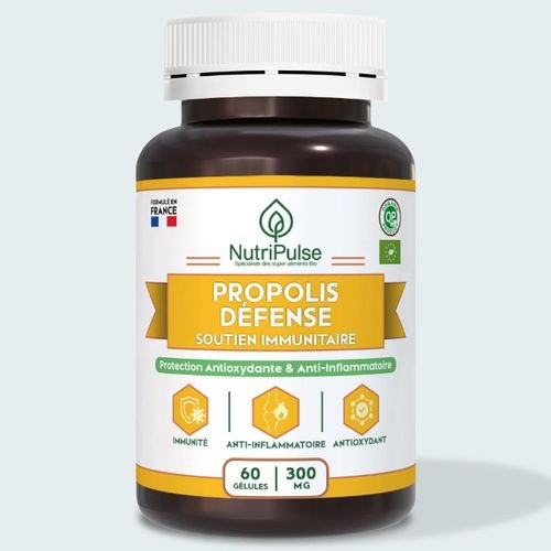 Propolis 300 Mg – Défense Immunitaire - Anti-inflammatoire & Protection Antioxydante – 60 Gélules - Image 1 of 1