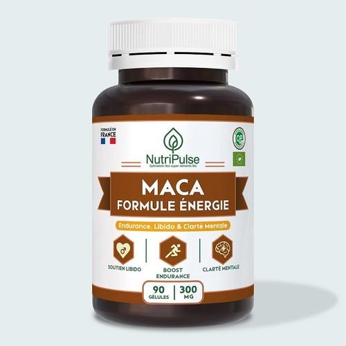 Maca Formule Énergie 300mg – Soutien Libido - Boost Endurance & Clarté Mentale 90 Gélules - Image 1 of 1