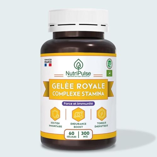Gelée Royale 300 Mg – Énergie - Vitalité & Soutien Immunitaire – 60 Gélules - Image 1 of 1