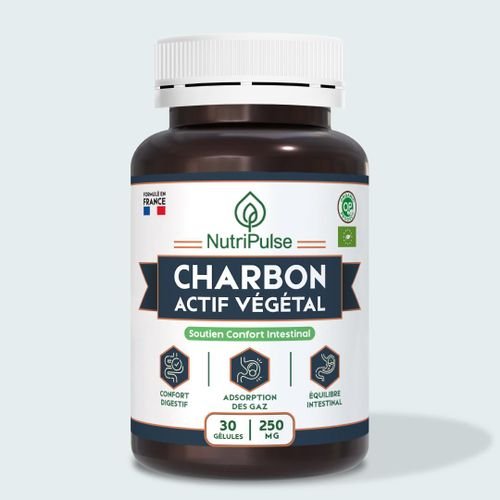 Charbon Végétal Activé 250 mg – Confort Digestif & Équilibre Intestinal – 30 Gélules - Image 1 of 1