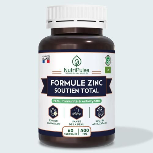 Formule Zinc Soutien Total - Peau - Immunité & Antioxydant 60 Comprimés - Image 1 of 1