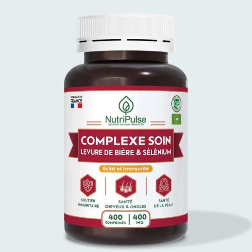 Levure De Bière & Sélénium 400 Mg – Cheveux, Ongles & Immunité – 400 Comprimés - Image 1 of 1