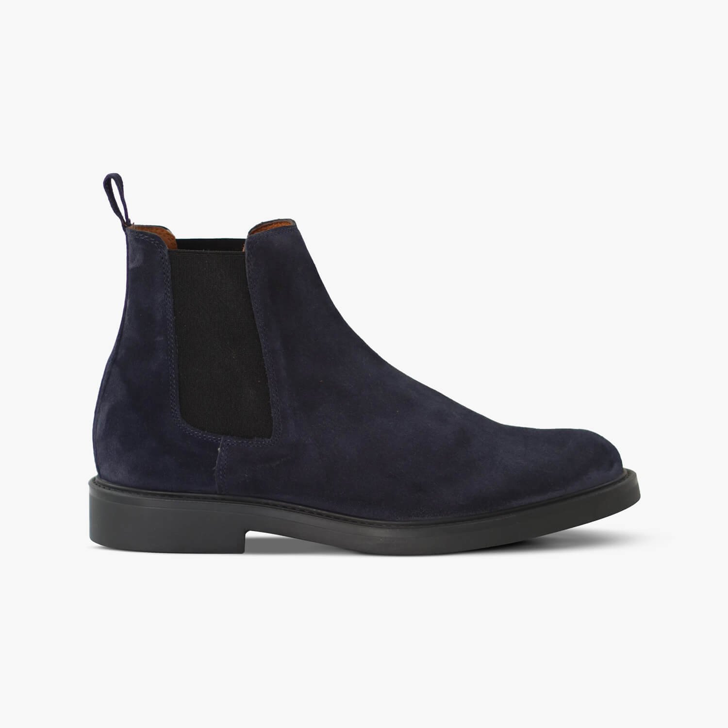 Mens Blue Suede Leather Chelsea Boots - Image 1 of 1