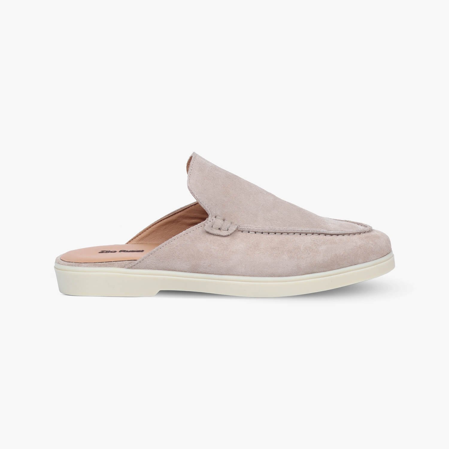 Mens Beige Suede Leather Loafers - Image 1 of 1