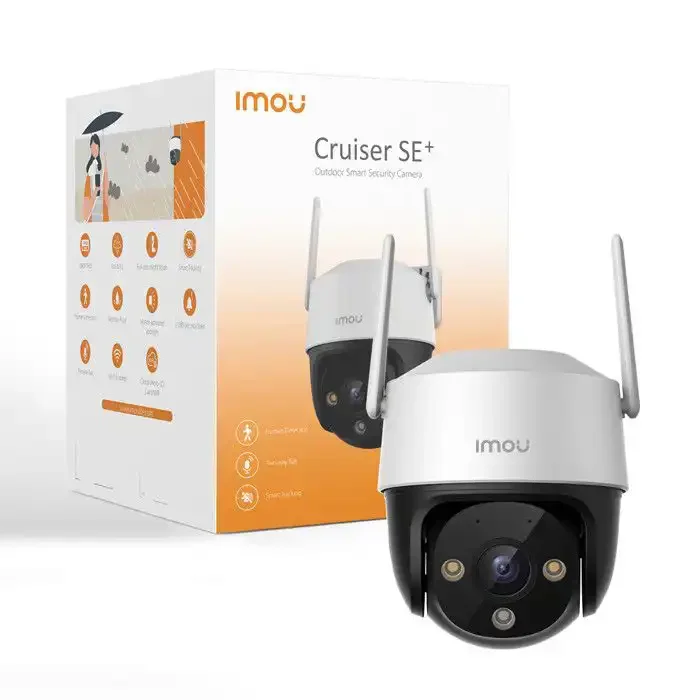Imou 360° Caméra Surveillance Wifi Extérieure, Ptz Caméra Ip Wifi 1080p, Vision Nocturne Couleur 30m - Image 1 of 4