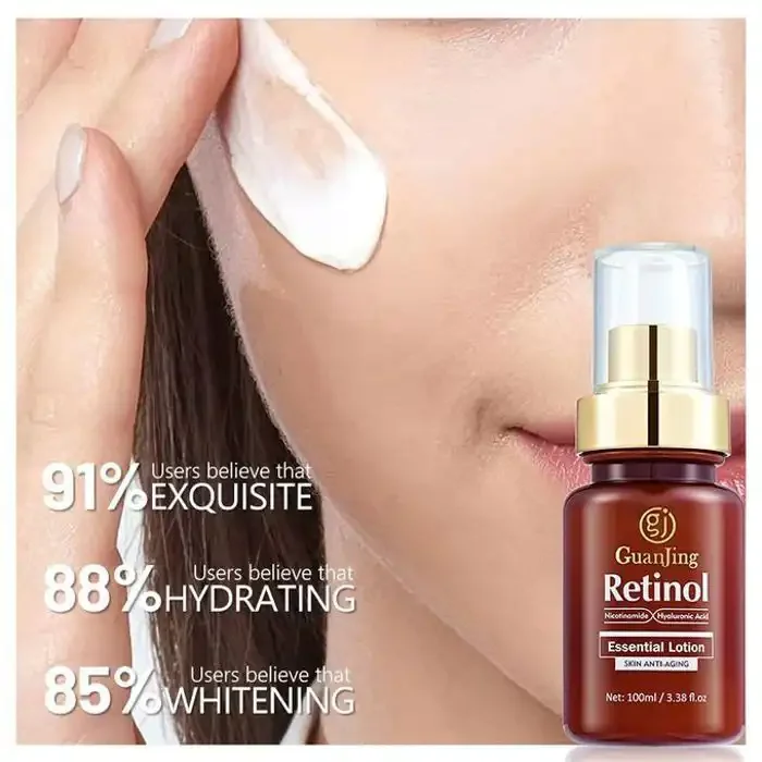 Lotion Essentielle Pour Visage À Lacide Hyaluronique Et Nicotinamide, Rétinol, Anti-âge - Image 1 of 4