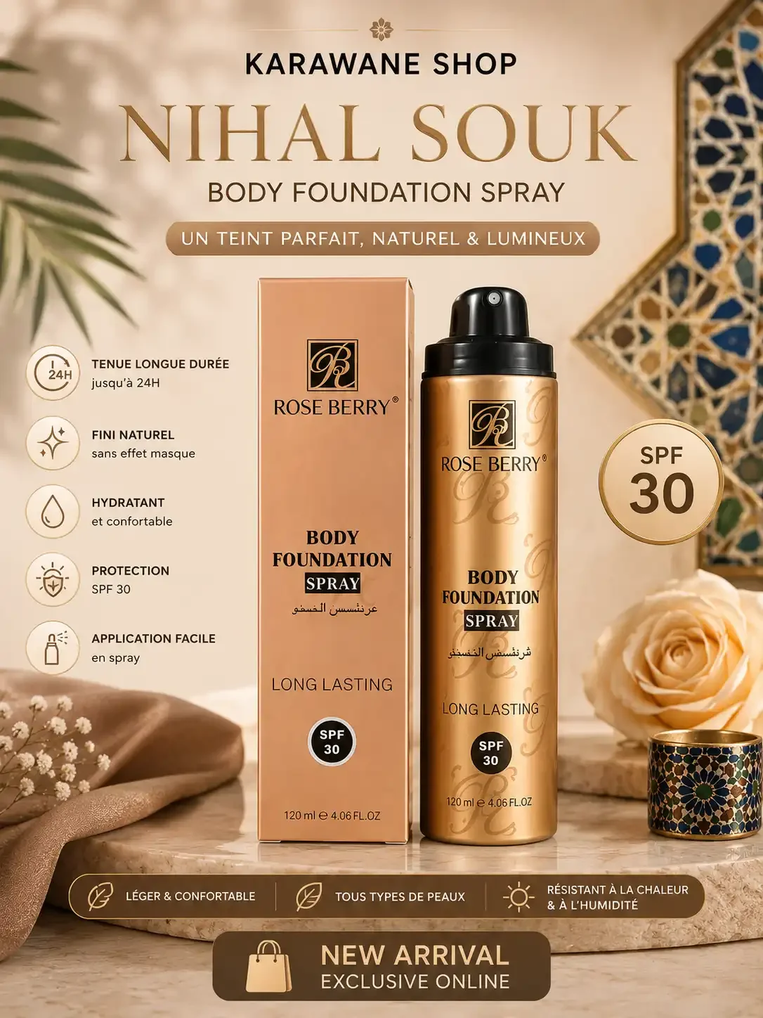 Body Foundation Spray Spf 30 - Image 1 of 1