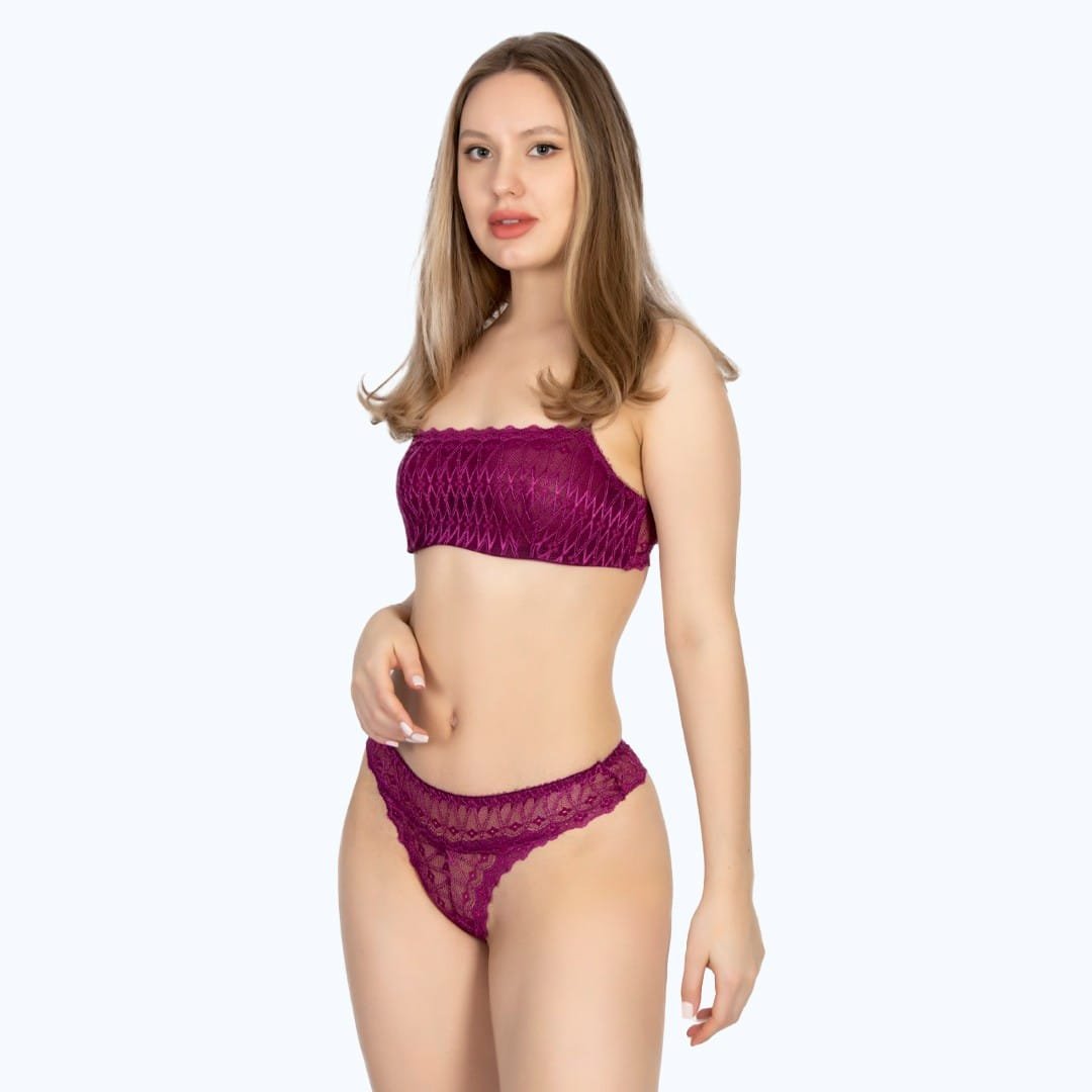 Ensemble Bandeau Sérénité – Prune Violet - Image 1 of 1