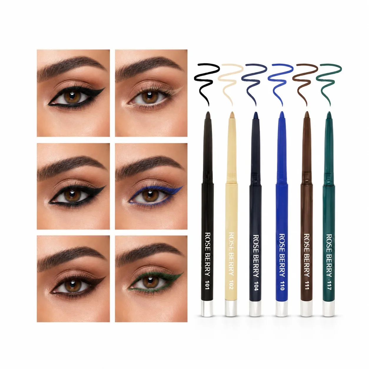 Crayon Eyeliner 6 Couleurs - Image 1 of 1
