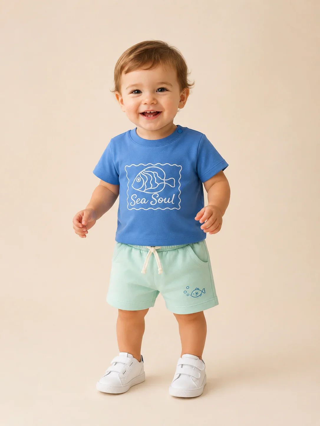 Ensemble Bébé Garçon 2 Pièces – Collection Sea Soul - Image 1 of 3