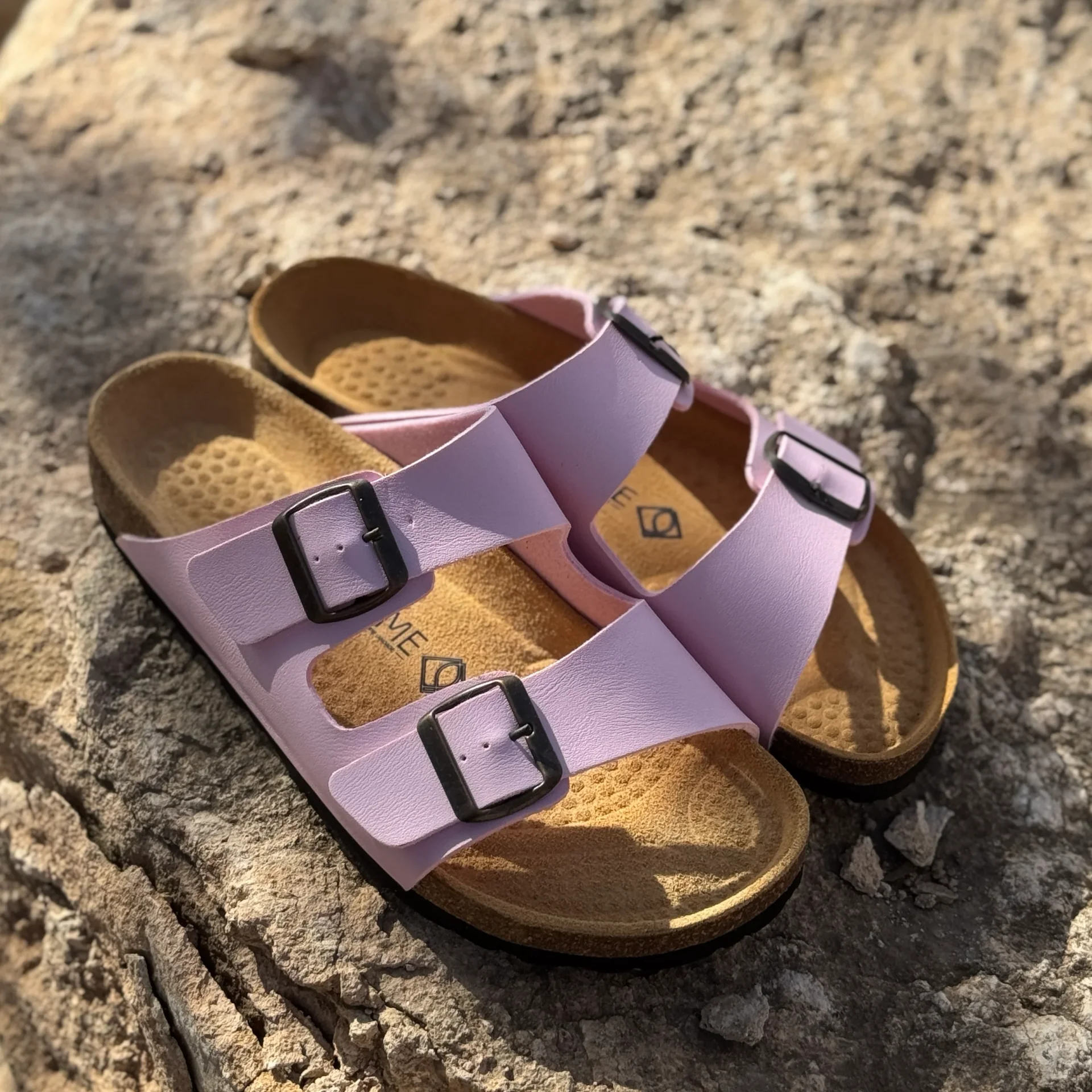 Sandale Ocime Cuir Nubuck rose bebe - Image 1 of 2
