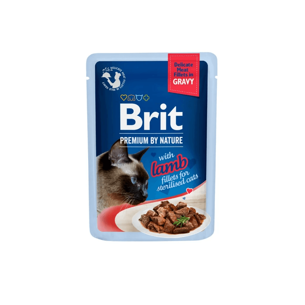 Fillets In Gravy With Lamb For Sterilised Cats - Image 1 of 1