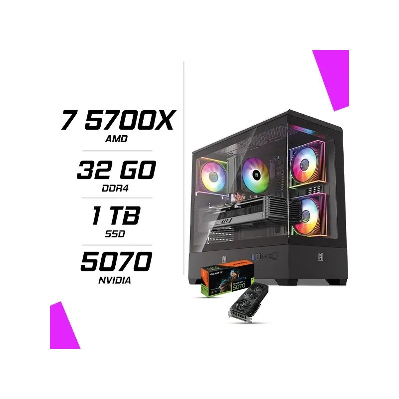Pc Gamer Amd Ryzen 7 5700x Rtx 5070 12g - Image 1 of 1