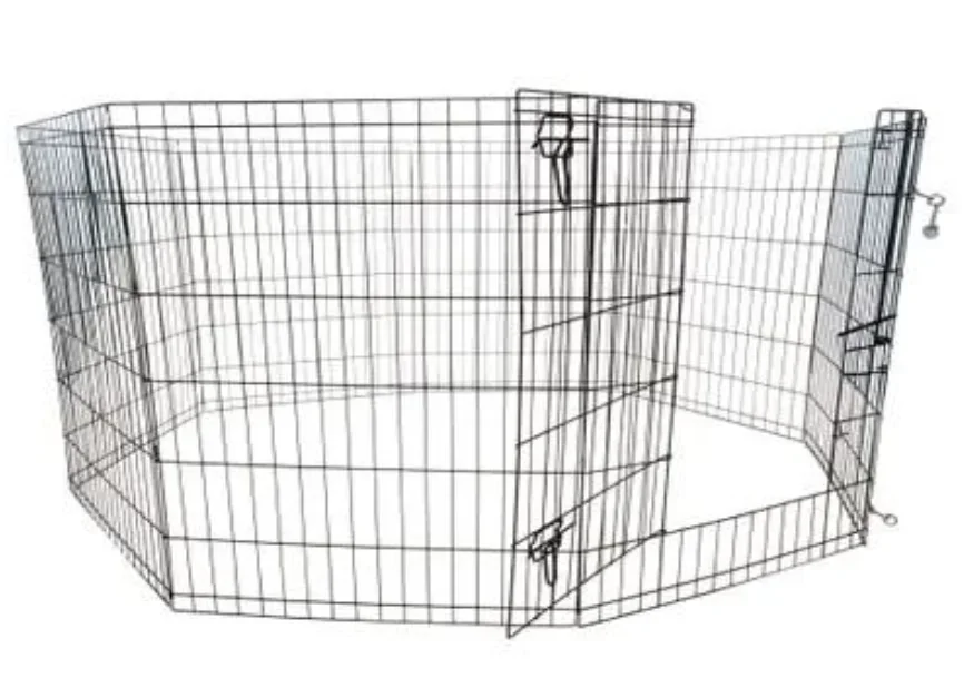 Pf206 Parc Métallique 61×122cm (8 Panneaux) - Image 1 of 1