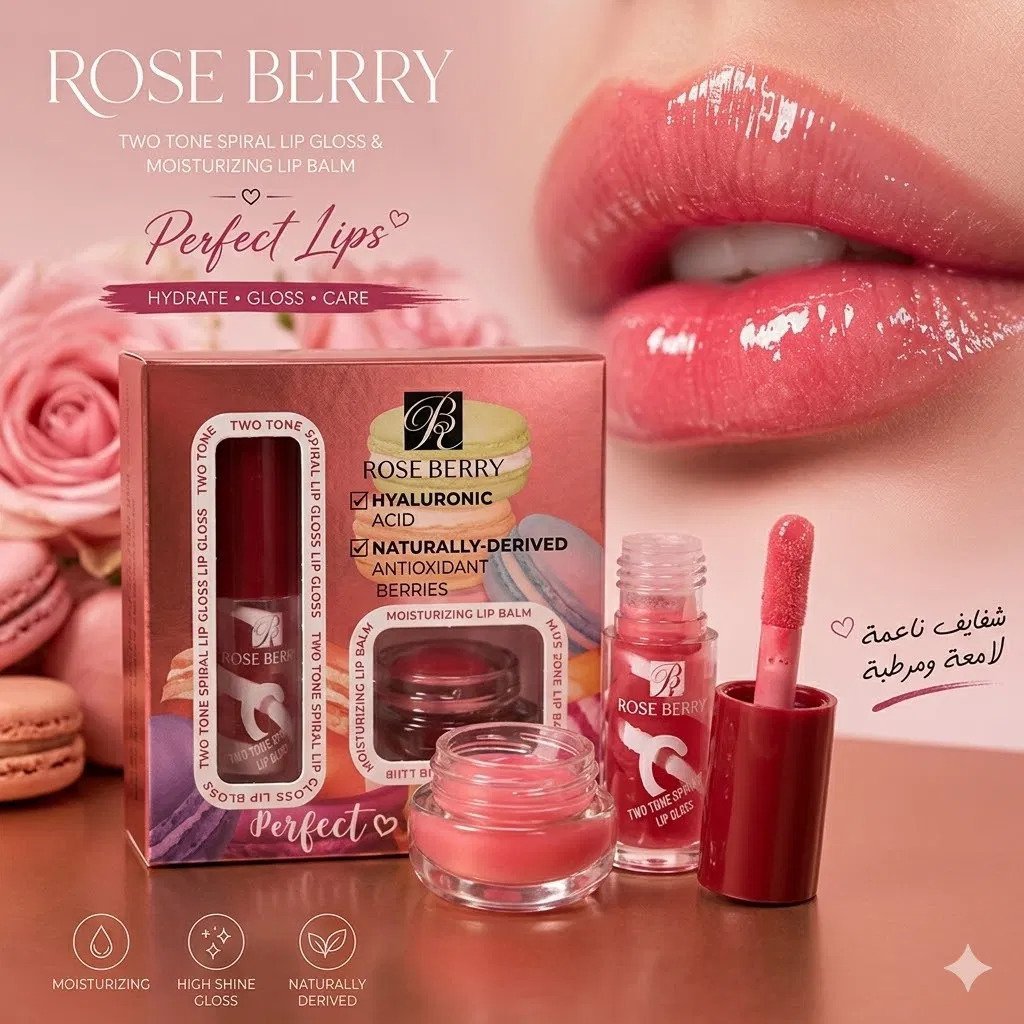 Two Tone Spiral Lip Gloss & Balm - Image 1 of 1