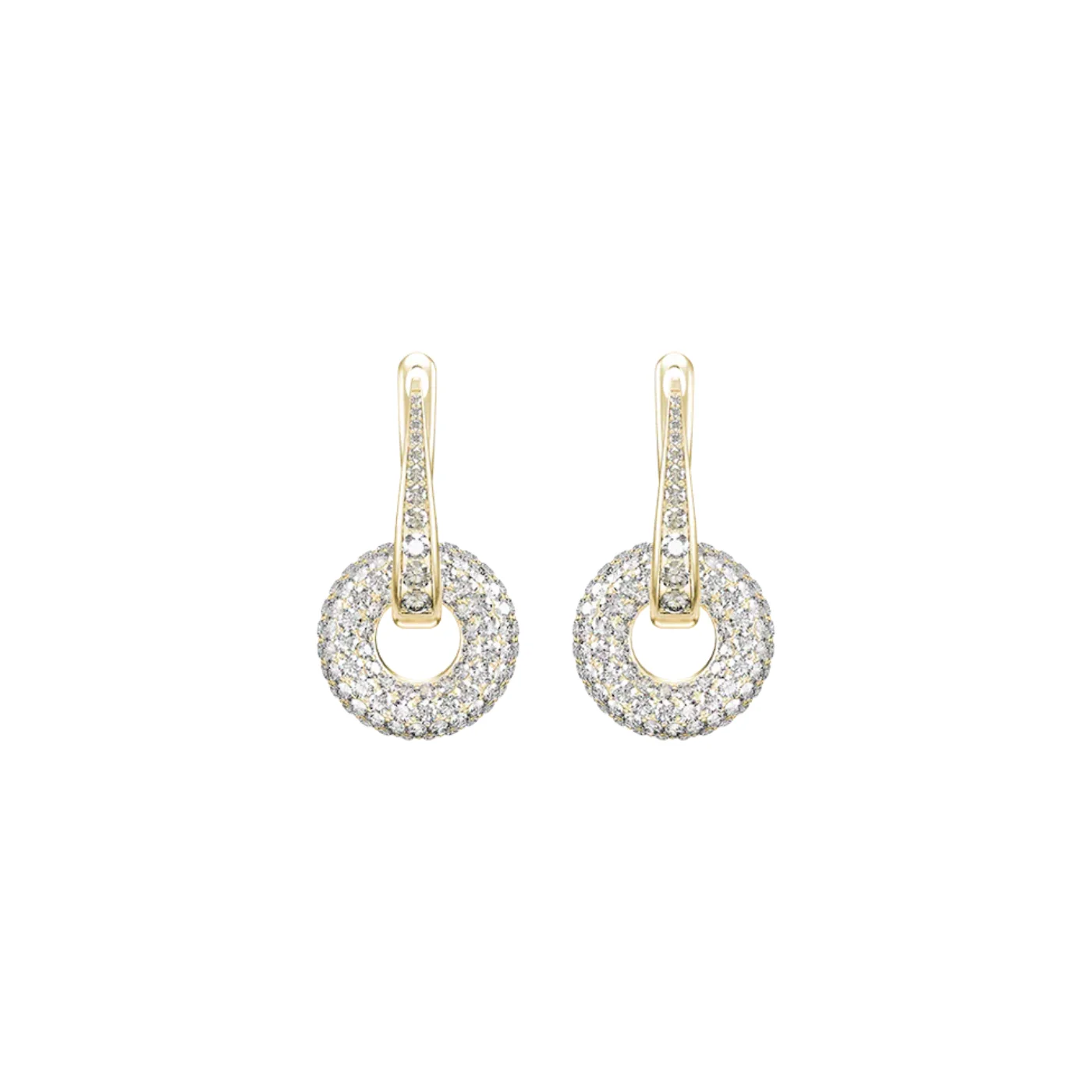 Boucles Doreilles Soho Pavé - Image 1 of 4