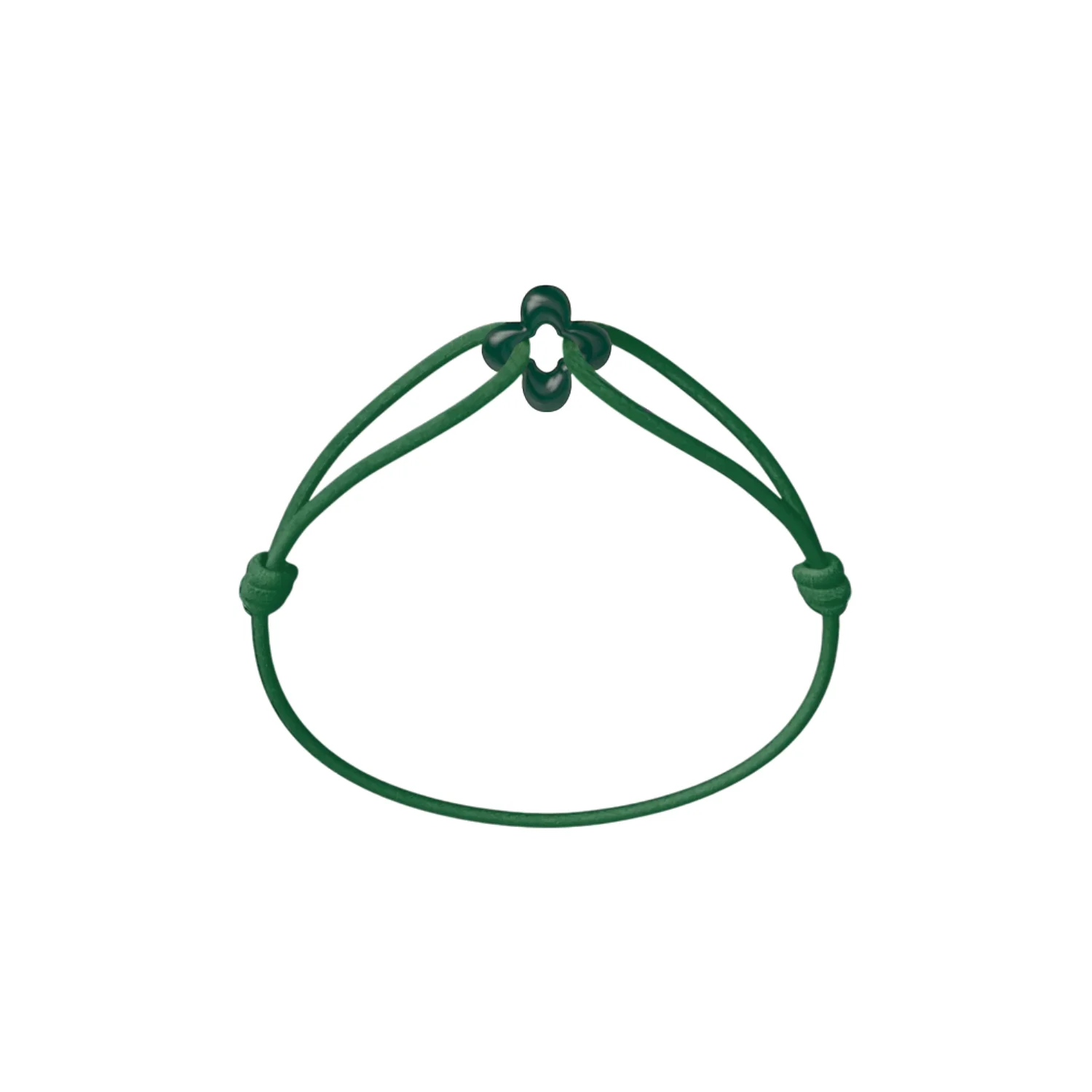 Bracelet Cordon - Mini Green Clover - Image 1 of 1