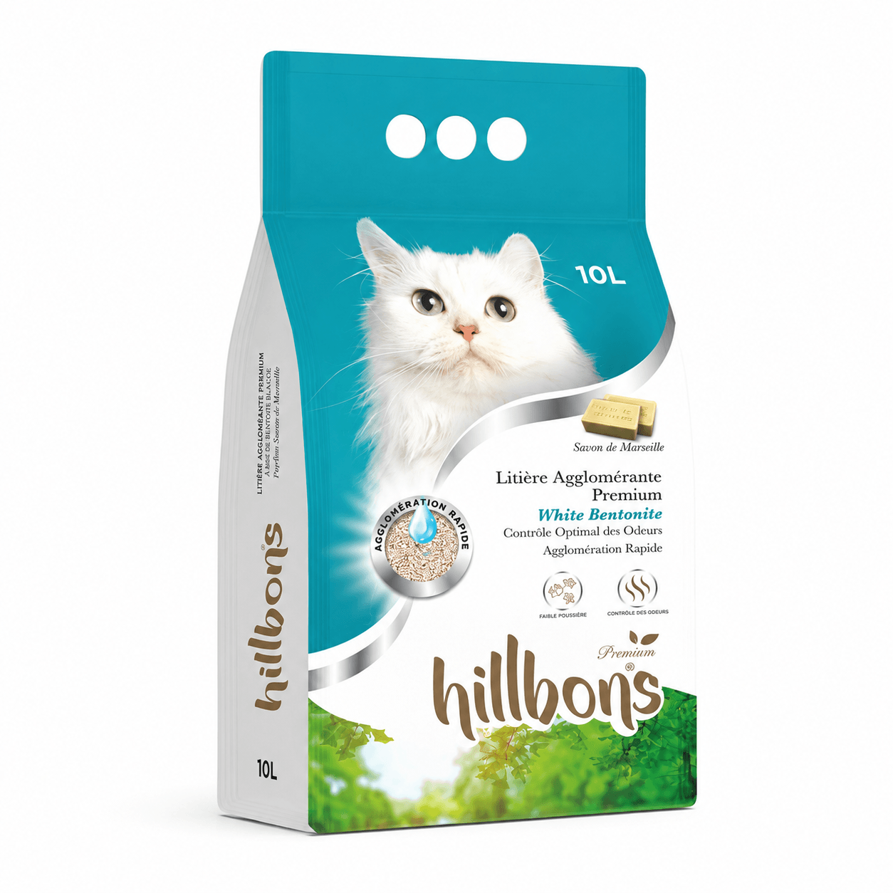 Hillbons Litière Agglomérante Pour Chat Savon De Marseille 10l - Image 1 of 1