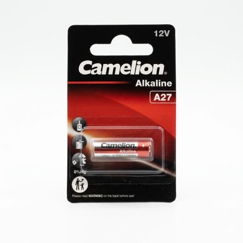 Pile Alcaline A27 12v Pour Télécommande, Voiture, Garage, Alarme - Image 1 of 1