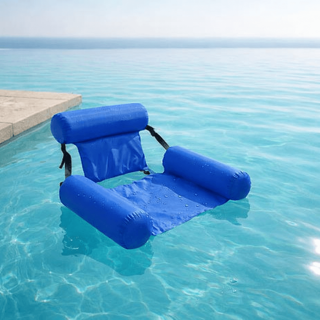 Fauteuil Flottant Gonflable Piscine - Chaise Longue Aquatique Multifonction - Image 1 of 1