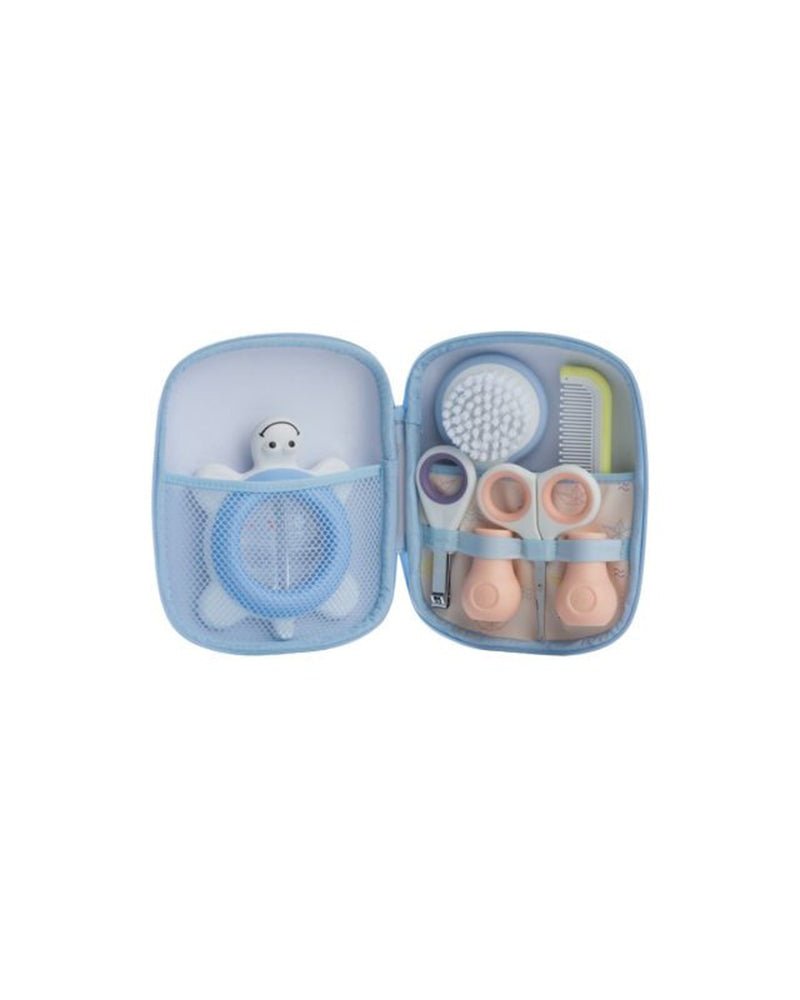 Set De Toilette Bleu (accessoires : Bleu & Blanc, Jaune Et Soman) Unisexe 7110 - Image 1 of 1