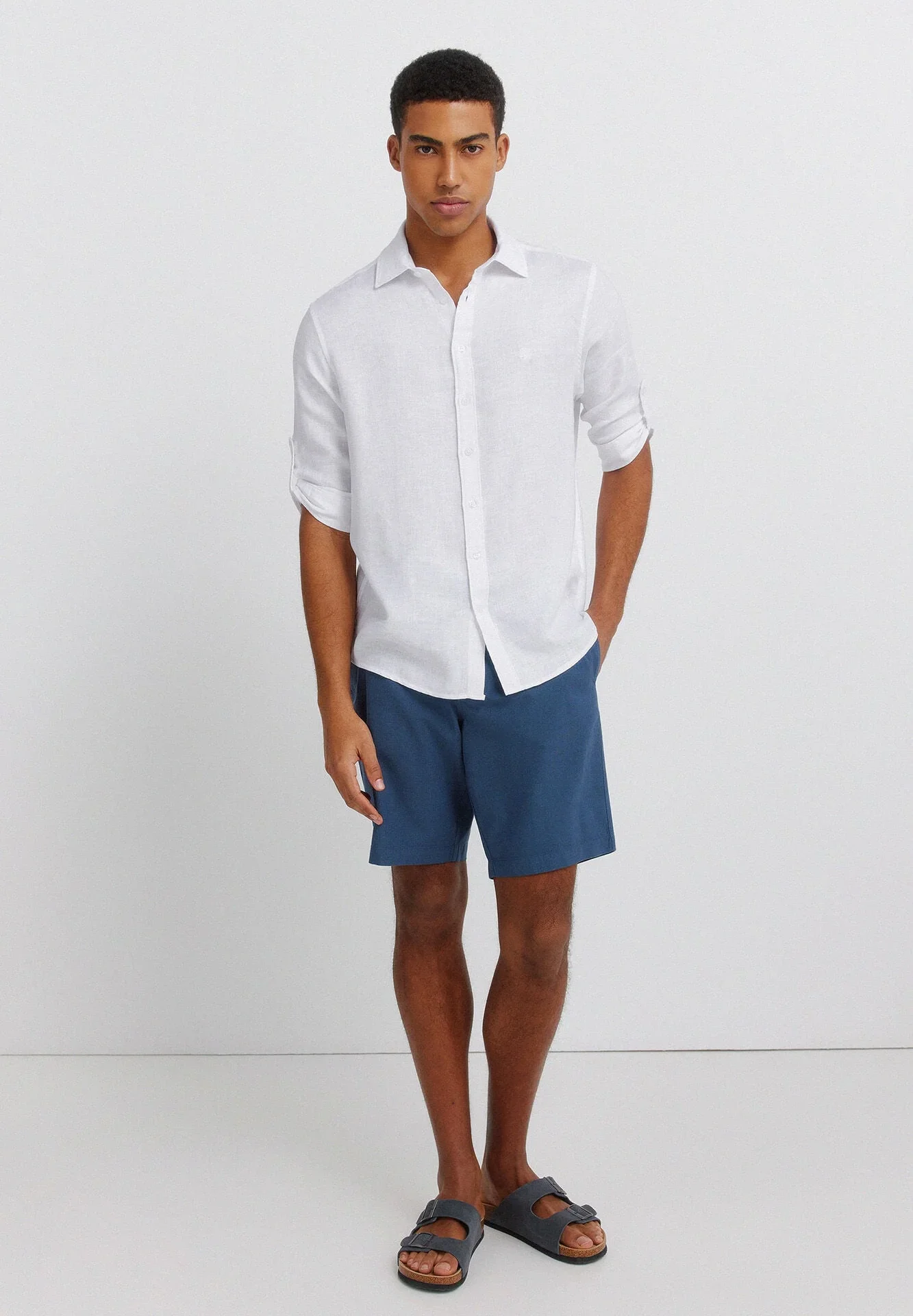 Chemise Col Mao Tardeo - Image 1 of 4