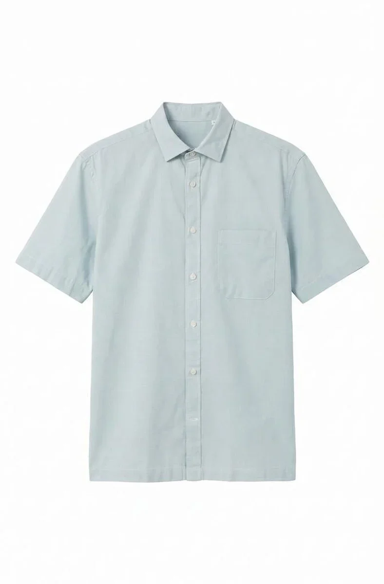 Chemise Basique Manches Courtes Mini Vichy - Image 1 of 4