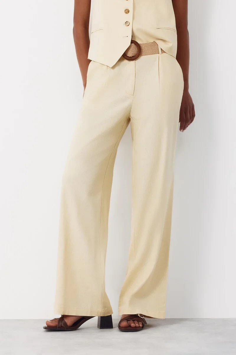 Pantalon Fluide En Lin - Image 1 of 3