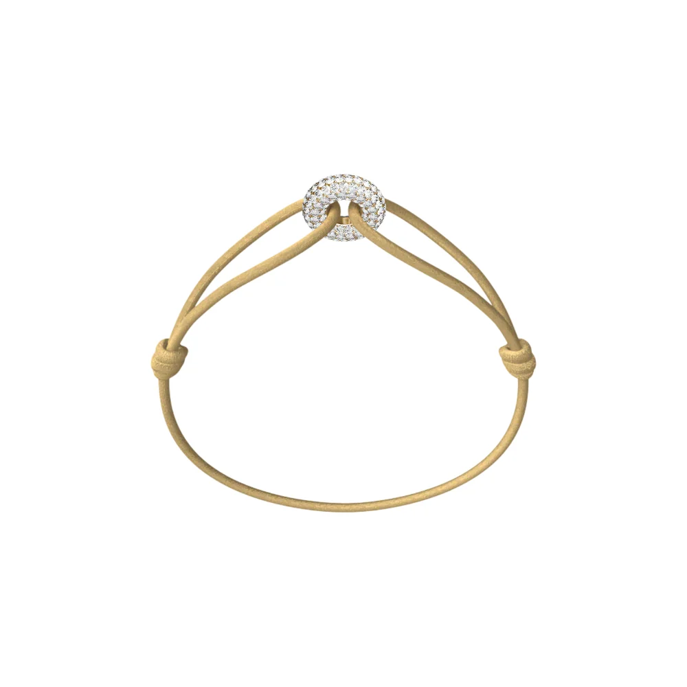 Bracelet Cordon - Mini Golden Soho Pavé - Image 1 of 1