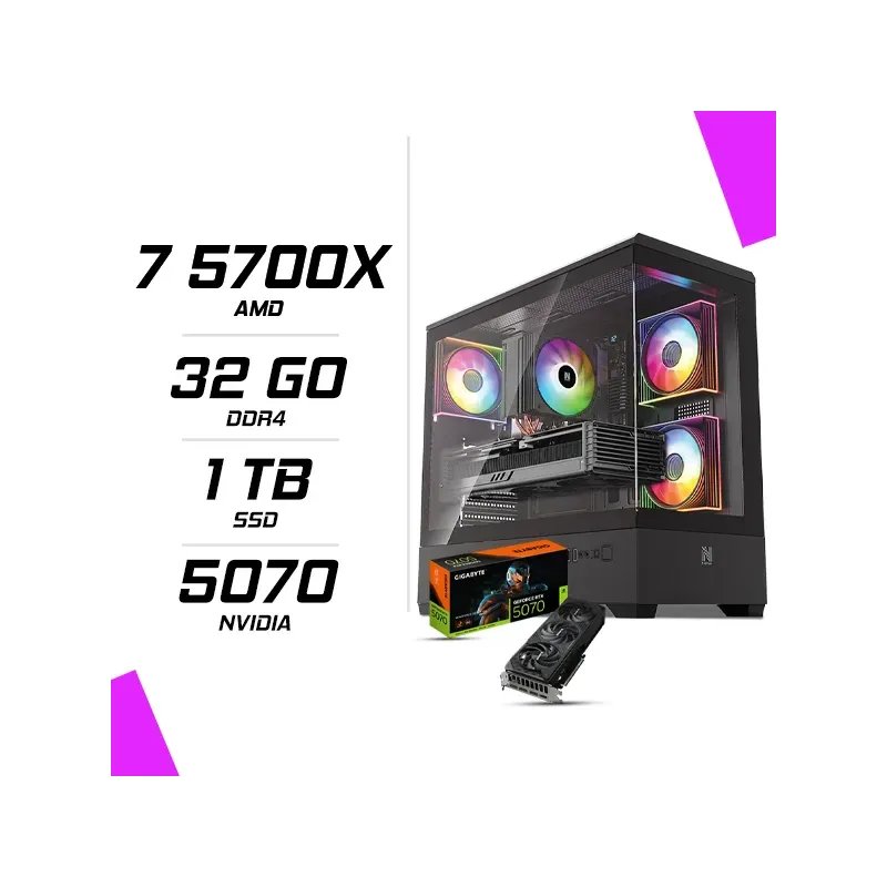 Pc Gamer Amd Ryzen 7 5700x Rtx 5070 12g - Image 1 of 1