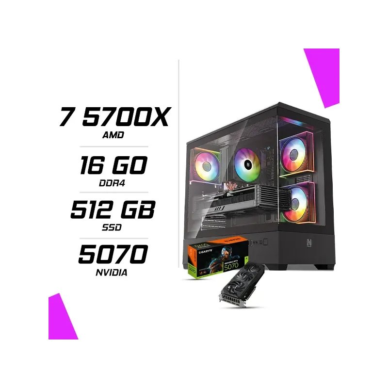 Pc Gamer Amd Ryzen 7 5700x Rtx 5070 12g - Image 1 of 1