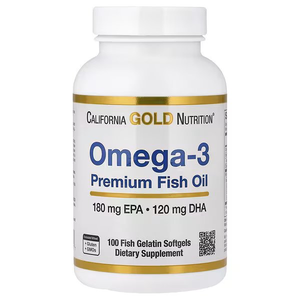 Omega-3 Premium Fish Oil, 100 Fish Gelatin Softgels (1,100 Mg Per Softgel) - Image 1 of 2