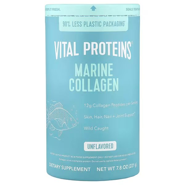 Marine Collagen, Unflavored, 7.8 Oz (221 G) - Image 1 of 3