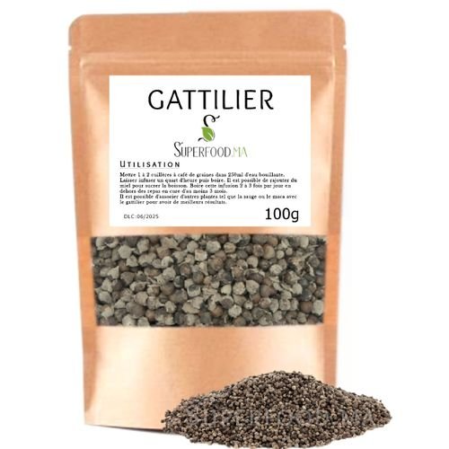 Gattilier - Acné, Régulateur Hormonal, Règles Douloureuses - Image 1 of 1