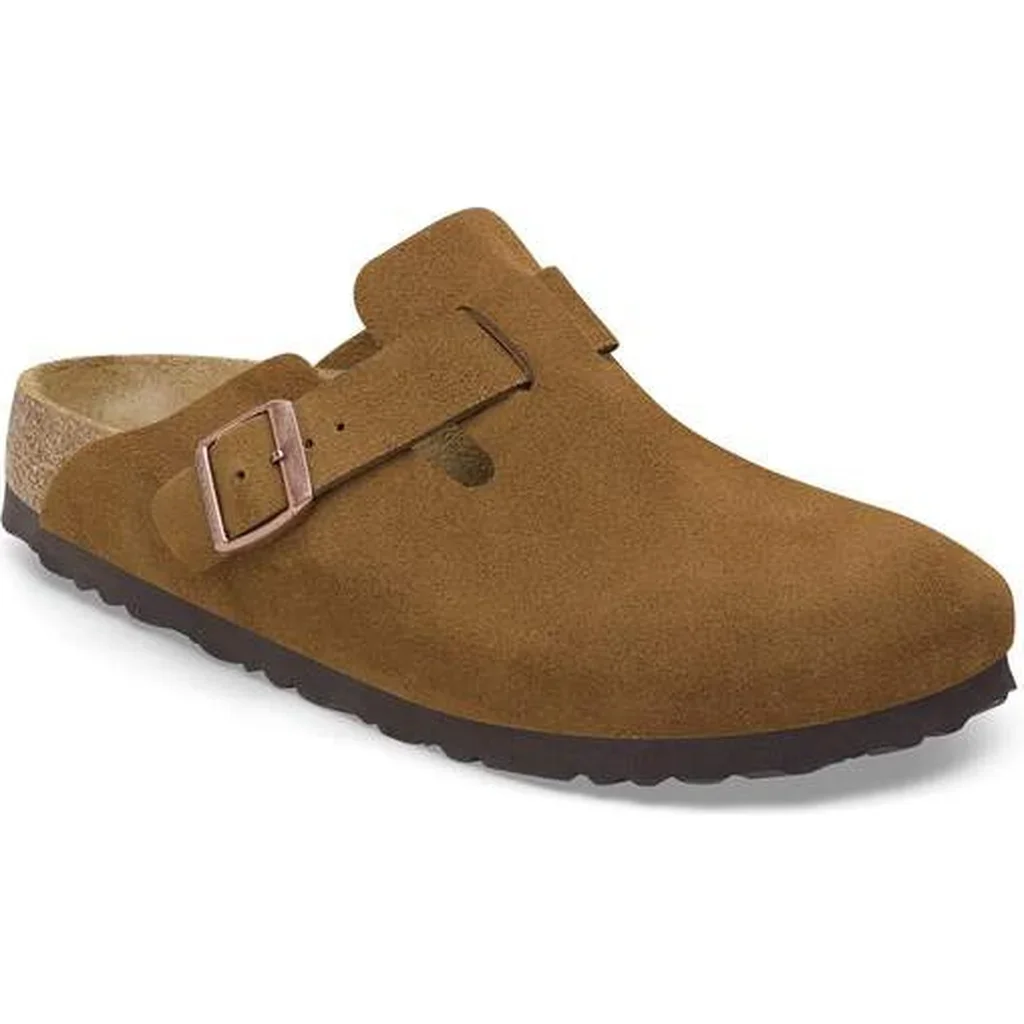Boston Suede Leather Taupe Narrow - Image 1 of 1