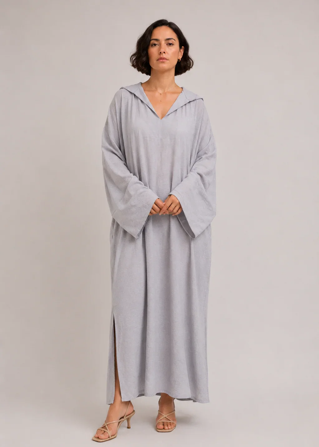 Linen Djellaba - Image 1 of 4