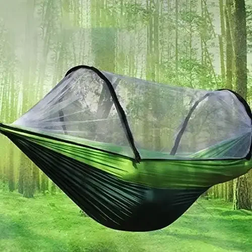 Hamac De Camping Portable En Toile De Parachute - Image 1 of 4