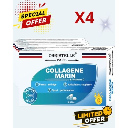 Pack X4 Collagène Marin Pour La Bonne Santé Des Cheveux - Image 1 of 2