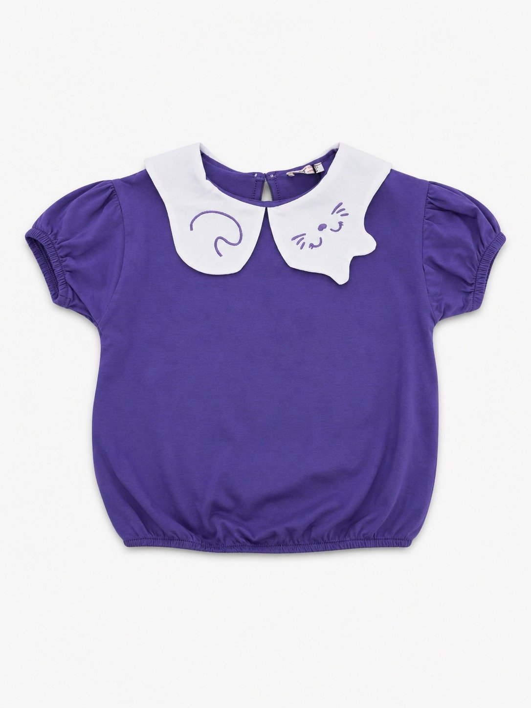 T-shirt Col Chat - Image 1 of 2