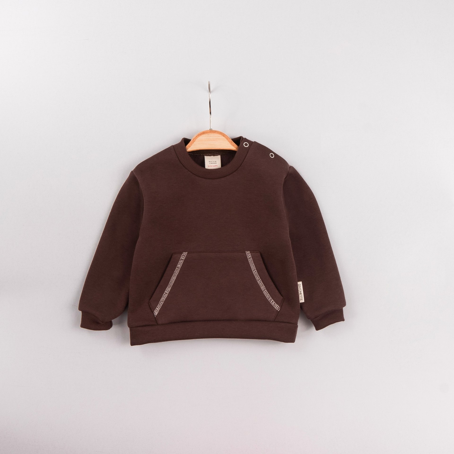 Pull Molletonné Uni - Image 1 of 3