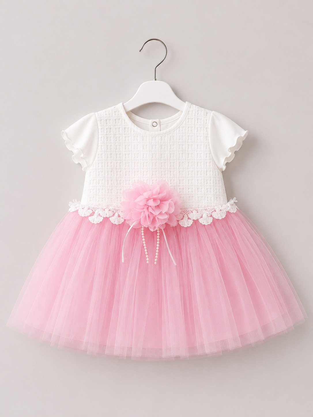 Robe Bébé Chic Rose - Image 1 of 1