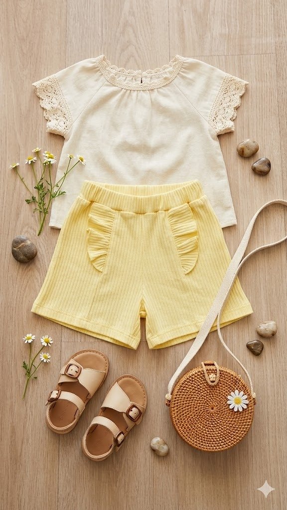 Short En Coton Froufrou - Image 1 of 1