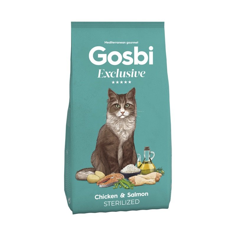 Croquettes Exclusive Poulet Et Saumon Pour Chat Stérilisé - Image 1 of 1