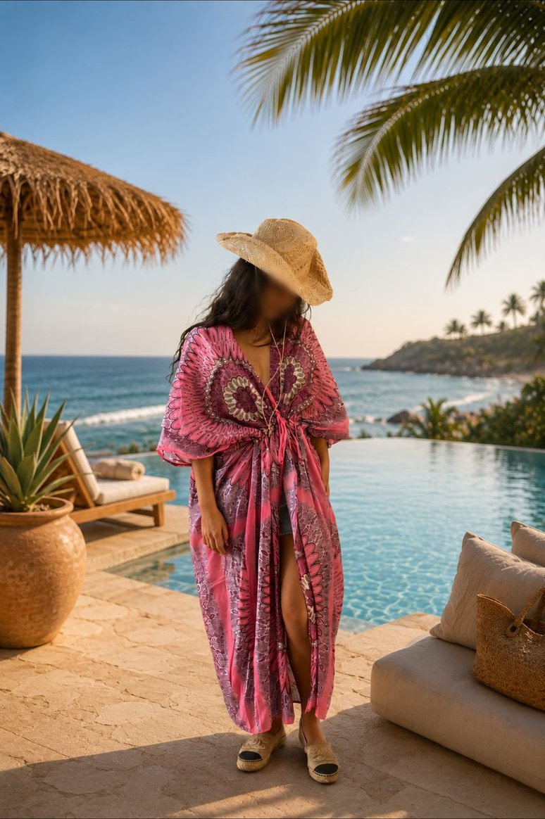 Robe de Plage Maxi - Positano Bandana  - Image 1 of 1