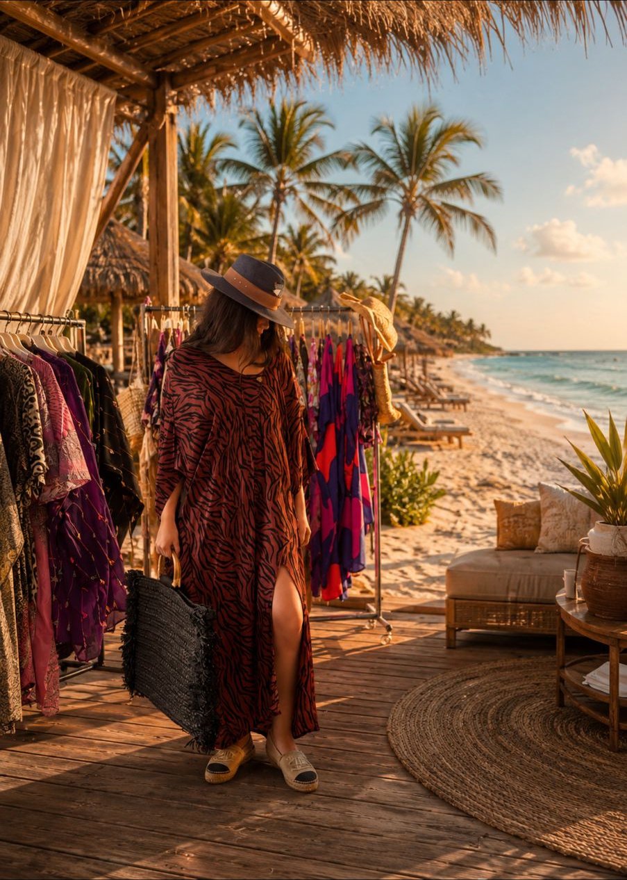 Robe Maxi De Plage À Imprimé Zèbre - Image 1 of 1