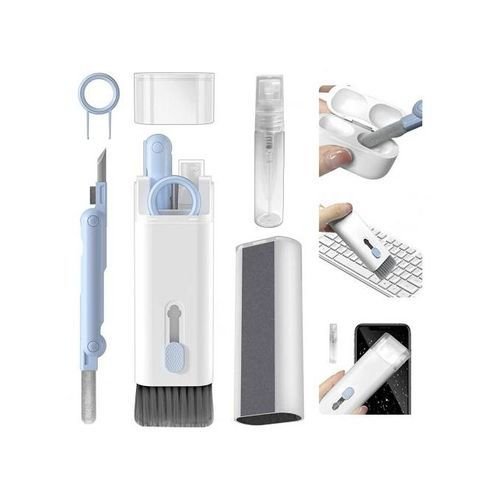 Kit De Nettoyage 7 En 1 Pour Clavier D'ordinateur, Brosse, Écouteurs - Image 1 of 3