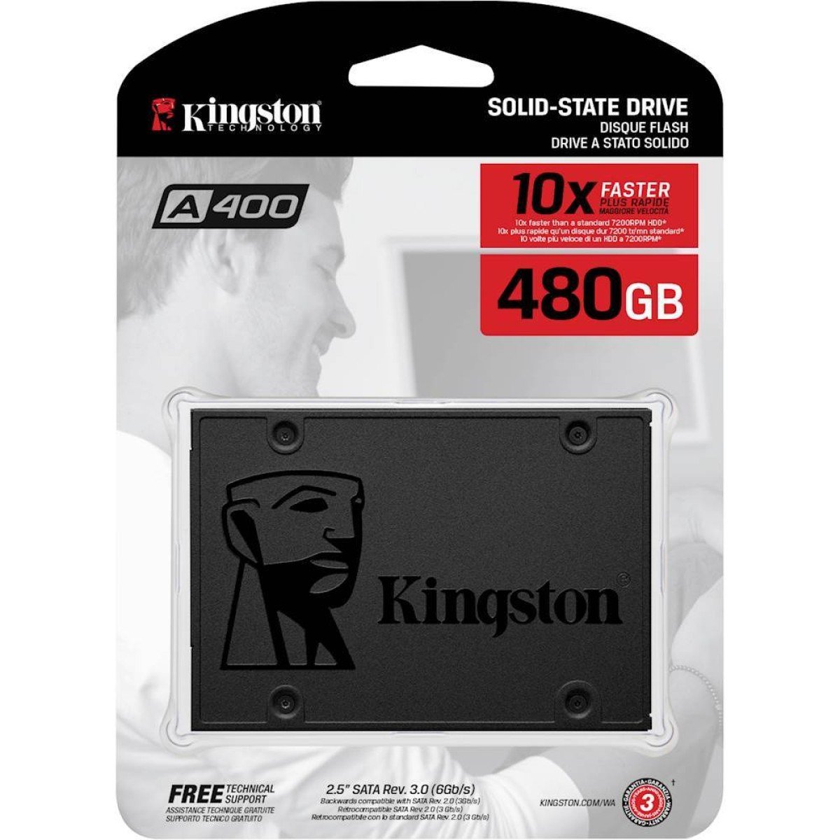 Disque Dur A400 480gb - Image 1 of 1