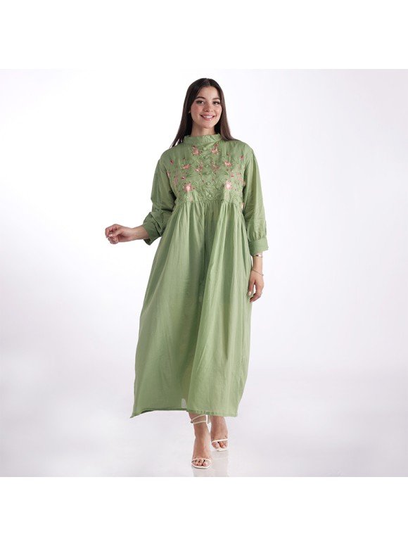 Robe Maxi Brodée - Image 1 of 4