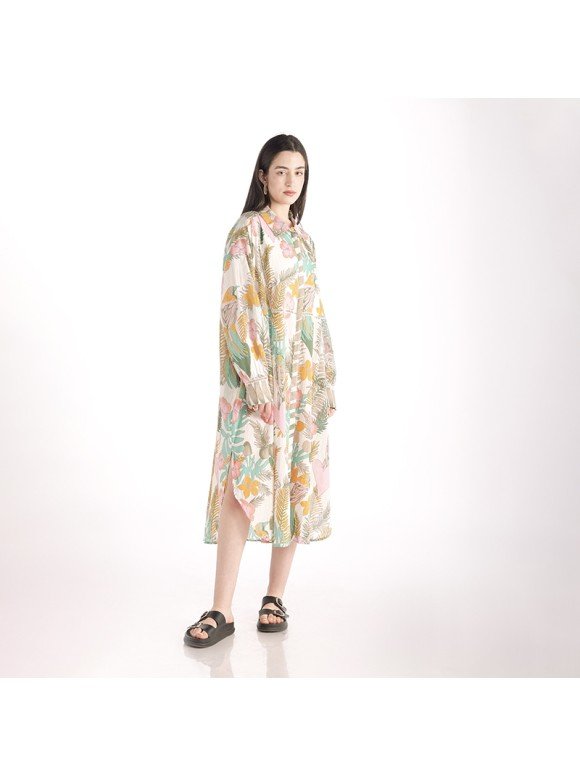 Robe Chemise Tropicale - Image 1 of 4